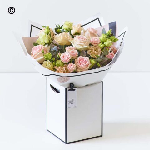 Florist's Choice Blush Pink Beautifully Simple Bouquet