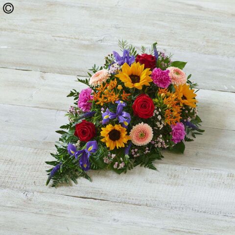 Funeral Florist’s Choice Vibrant Medley Spray
