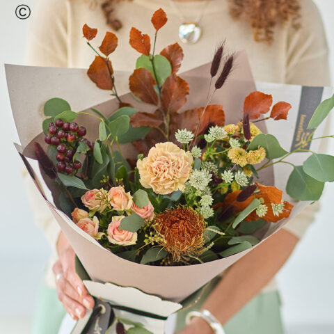 Florist’s Choice Autumn Asymmetrical The Dusk Meadow Gift Box